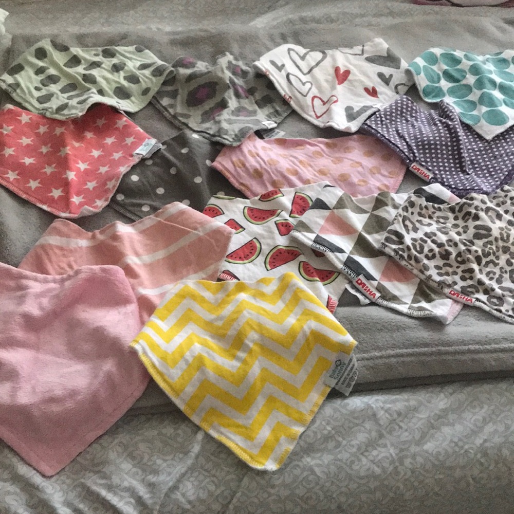 Set of 14 bibs